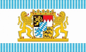 Flagge Fahne Bayern großes Wappen Flagge 90x150 cm