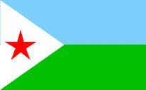 Flagge Fahne Dschibuti Djibouti 90x150 cm