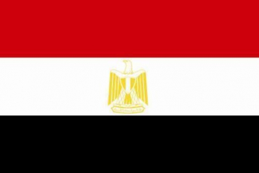 Flagge Fahne Ägypten 30x45 cm Stockflagge Hohlsaum