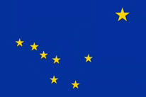 Flagge Fahne Alaska Premiumqualität