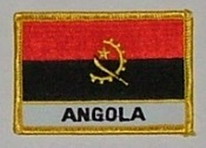 Aufnäher Angola Schrift unten