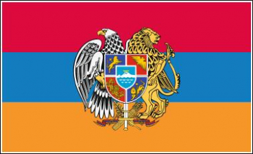 Flagge Fahne Armenien Wappen Digitaldruck