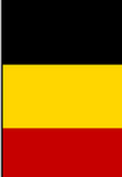 Flagge Fahne Hochformat Belgien