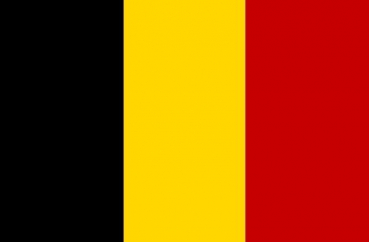 Tischflagge Belgien 10x15cm mit Ständer Tischfahne Miniflagge