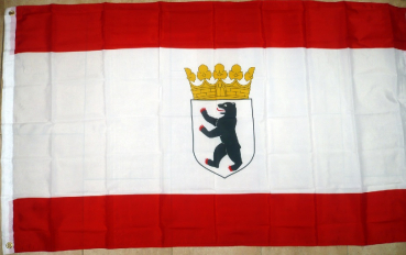 Flagge Fahne Berlin mit Krone 90x150 cm