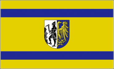 Flagge Fahne Oberschlesien Beuthen Bytom 90x150 cm Digitaldruck