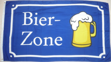 Flagge Fahne Bier Zone Flagge 90x150 cm