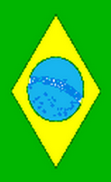 Flagge Fahne Hochformat Brasilien