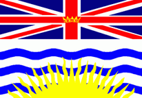 Flagge Fahne British Columbia Premiumqualität