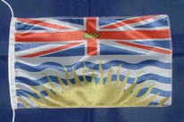 Tischflagge Britisch Columbia