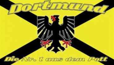 Riesen Flagge Fahne Dortmund Nr1. aus dem Pott