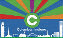 Flagge Fahne Columbus (Indiana) Premiumqualität