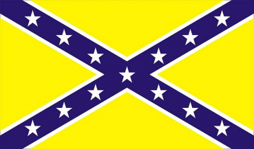 Flagge Fahne Südstaaten Navy Gelb 90x150 cm