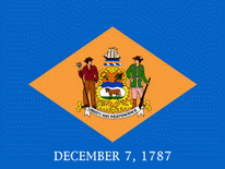 Flagge Fahne Delaware Premiumqualität