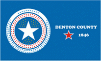 Flagge Fahne Denton County (Texas) Premiumqualität