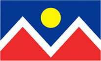 Flagge Fahne Denver City (Colorado) Premiumqualität