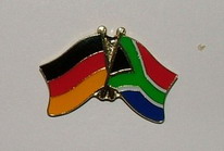 Freundschaftspin Deutschland - Südafrika