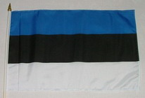 Stockflagge Estland