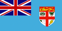 Stockflagge Fidscai / Fidji