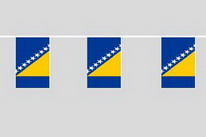 Flaggenkette Bosnien Herzegowina
