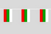 Flaggenkette Bulgarien