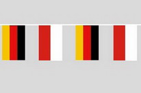 Flaggenkette Deutschland - Polen