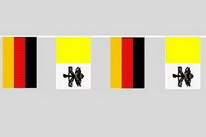 Flaggenkette Deutschland - Vatikan