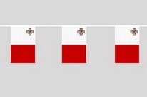 Flaggenkette Malta