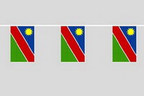 Flaggenkette Namibia