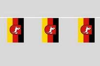 Flaggenkette Niedersachsen 6 Meter / 8 Flaggen