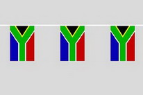 Flaggenkette Südafrika