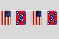 Flaggenkette USA - Südstaaten