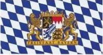 Stockflagge Freistaat Bayern