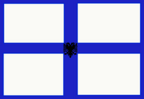 Flagge Fahne Griechen Albaner Premiumqualität