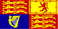 Flagge Fahne Großbritannien Royal Königliche Standarte 90x150 cm
