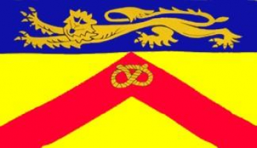 Flagge Fahne Großbritannien Staffordshire 90 x 150 cm