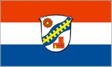 Tischflagge Haunetal 10x15cm mit Ständer Tischfahne Miniflagge