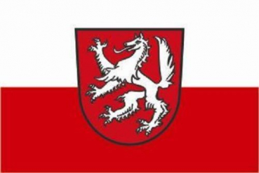 Tischflagge Hauzenberg 10x15cm mit Ständer Tischfahne Miniflagge