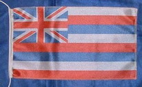 Tischflagge Hawaii