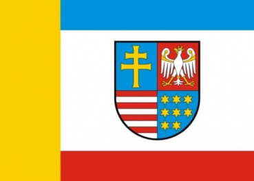 Tischflagge Heiligkreutz 10x15cm mit Ständer Tischfahne Miniflagge