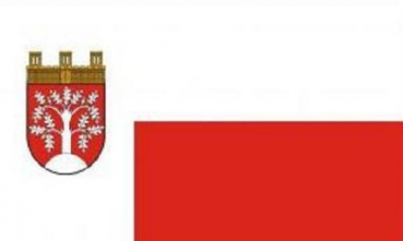 Tischflagge Herdecke 10x15cm mit Ständer Tischfahne Miniflagge