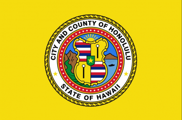 Flagge Fahne Honolulu City Hawaii 90x150 cm Digitaldruck