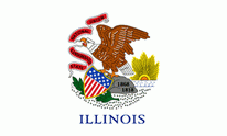 Flagge Fahne Illinois Premiumqualität