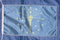 Tischflagge Indiana