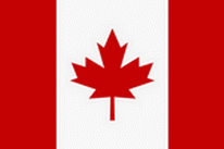Boots / Motorradflagge Kanada
