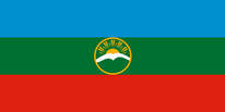 Flagge Fahne Karatschai-Tscherkakessien Premiumqualität