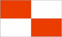 Flagge Fahne Karo rot-weiß große Karos 90x150