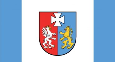 Flagge Fahne Karpatenvorland Woiwodschaft Polen