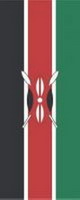 Bannerfahne Kenia Premiumqualität
