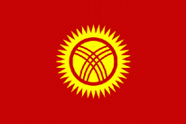 Flagge Fahne Kirgisien 90x150 cm